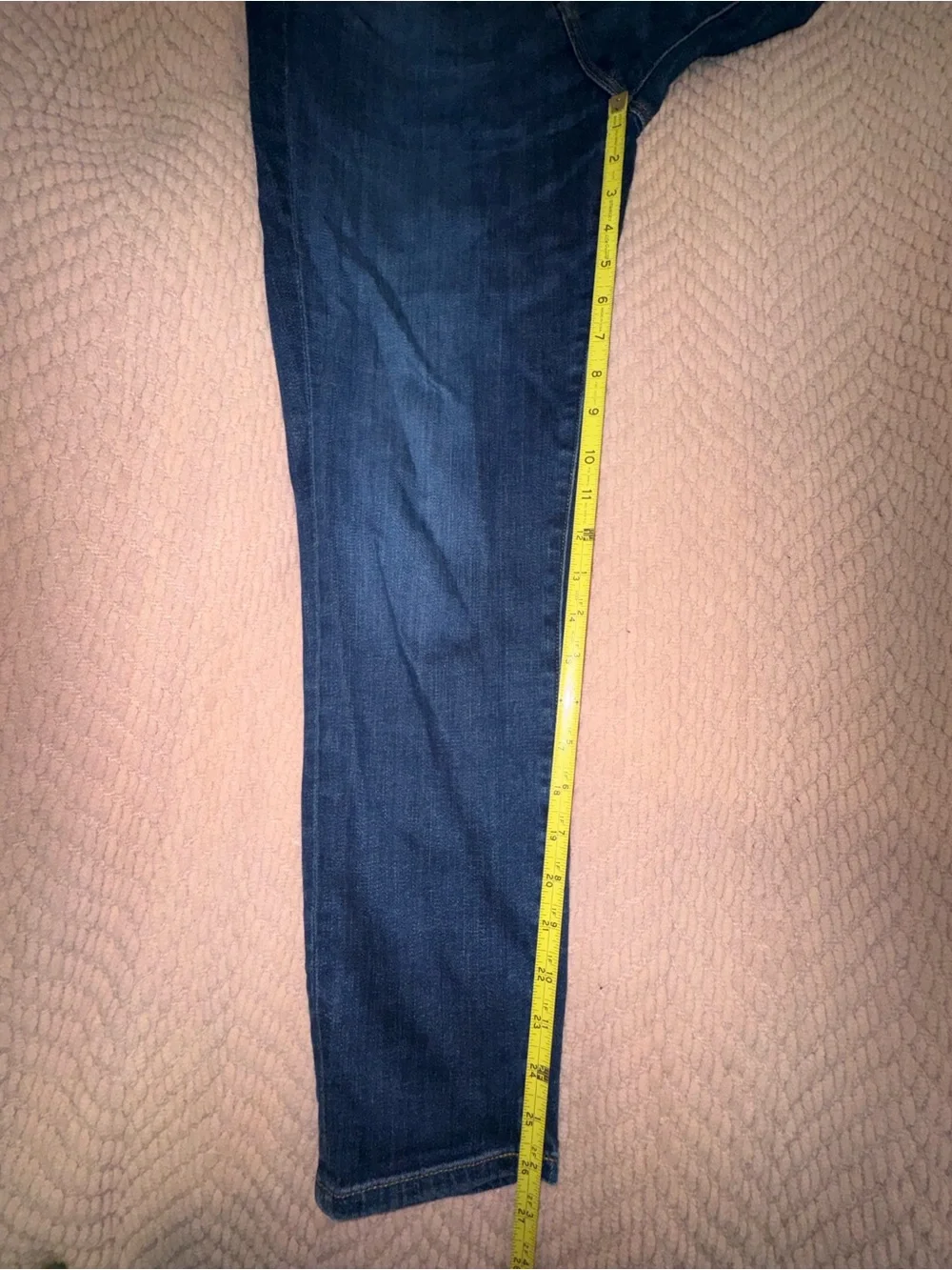J Brand Alana High Rise Crop Skinny Jeans Dark Wash Stretch Denim Size 30 - Picture 3 of 13